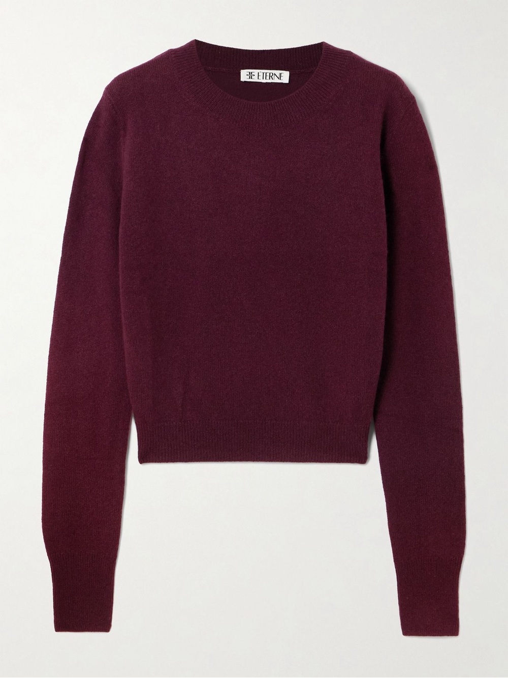 ÉTERNE Francis Classic Soft Crewneck Cashmere Sweater Olive & Burgundy
XS/S M/L - Picture 2 of 15